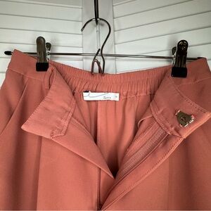By Egreis Coral Trousers with Button Detail